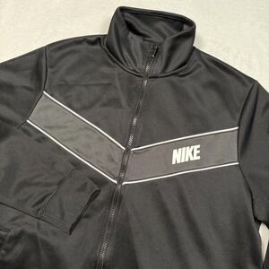 Nike Jacket Mens Large Full Zip Track Windbreaker Athletic Retro 544133-010